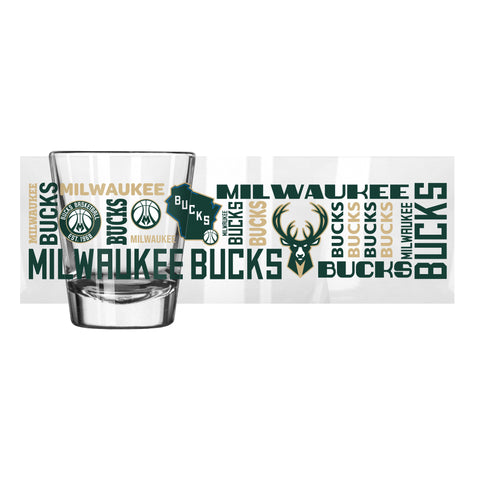 Milwaukee Bucks 2oz. Spirit Shot Glass