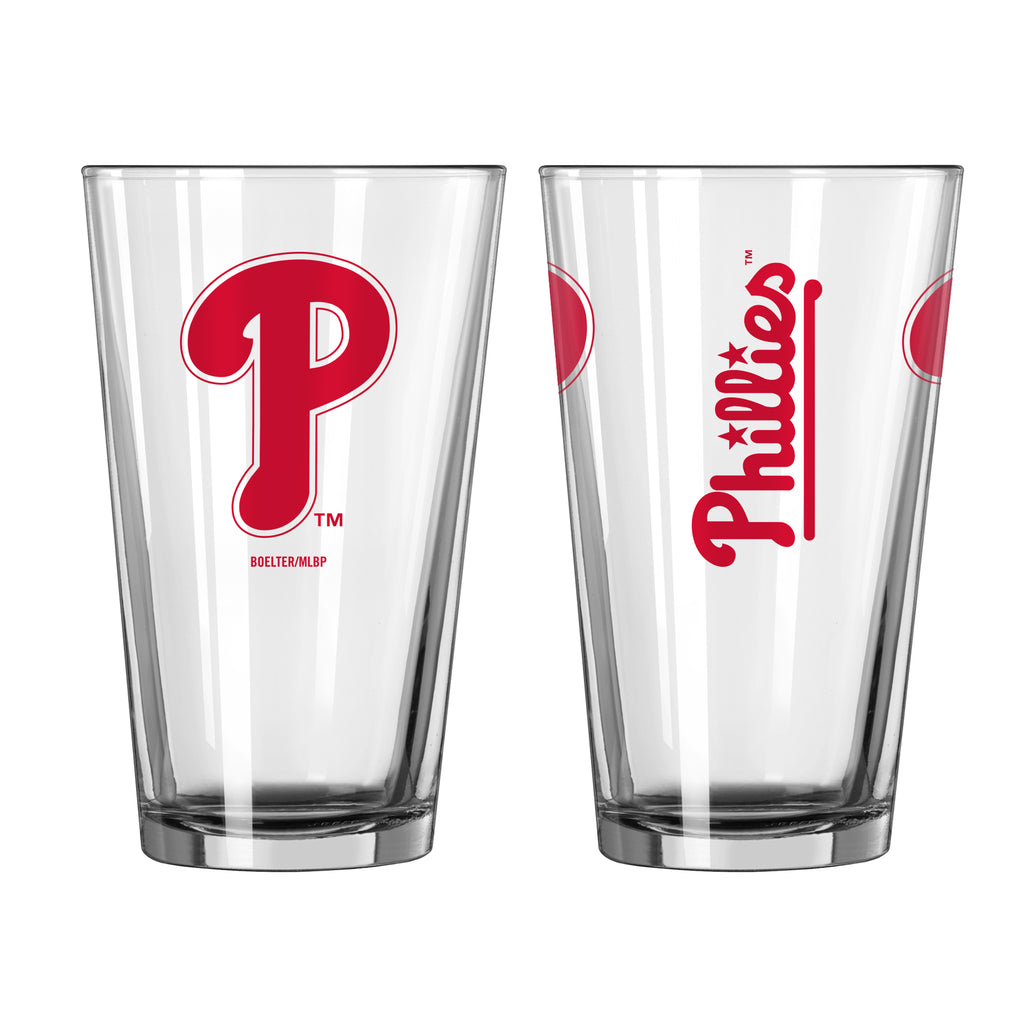 Philadelphia Phillies 2pc. Gameday Pint Glass Gift Set
