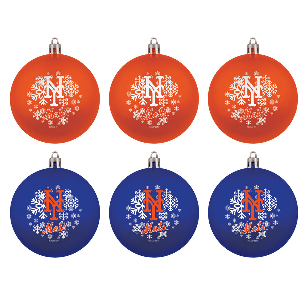 6 Pack Home & Away Shatterproof Ornaments