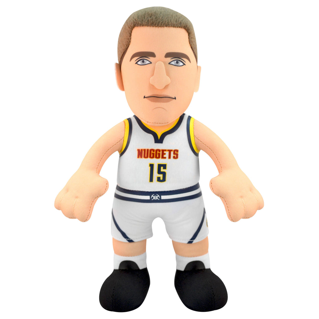 Denver Nuggets Nikola Jokic 10" Player Plush - White Jersey