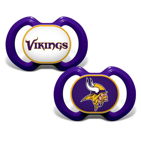 Minnesota Vikings 2 Pack Baby Pacifiers