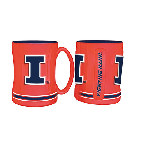 Illinois Fighting Illini Relief Mug