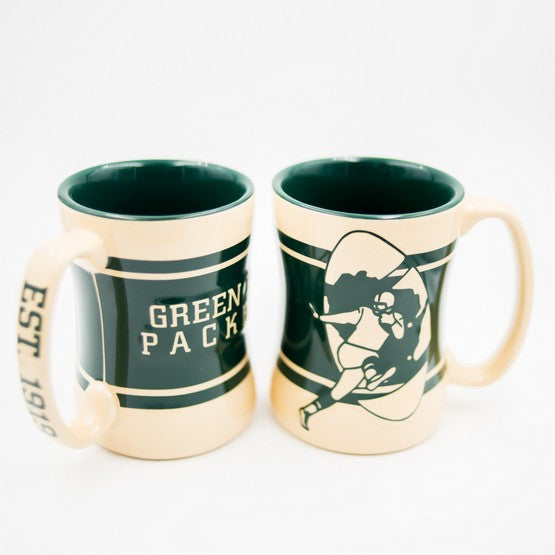 Green Bay Packers Retro Relief Mug