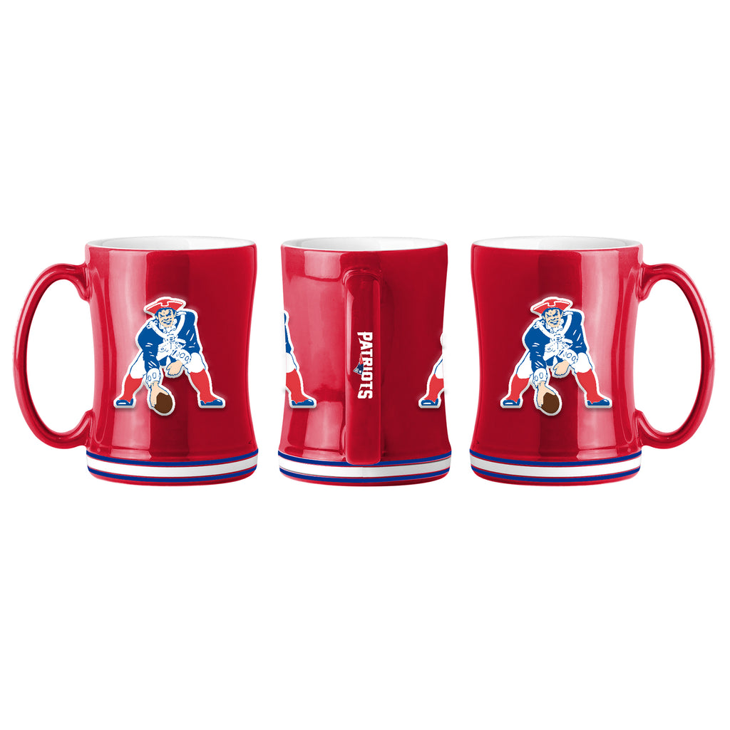 New England Patriots Retro Relief Mug