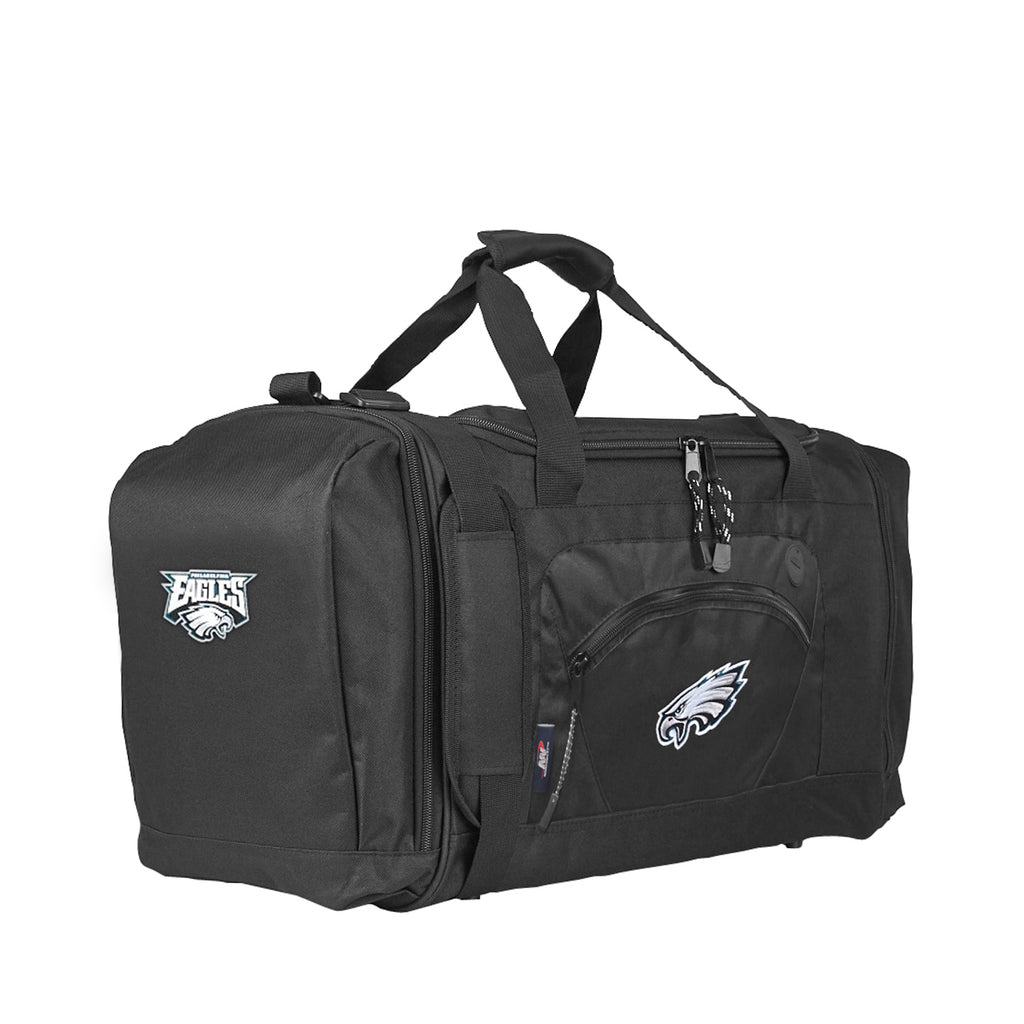 Philadelphia Eagles Black Roadblock Duffel Bag