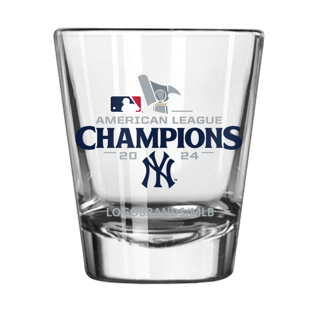 New York Yankees 2024 ALCS Champs 2oz Shot Glass