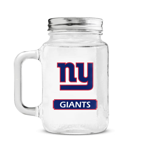 New York Giants 20oz. Glass Mason Jar