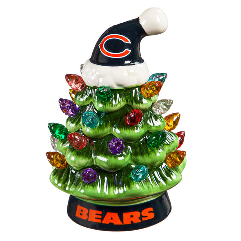 Chicago Bears 4" Mini LED Christmas Tree Ornament