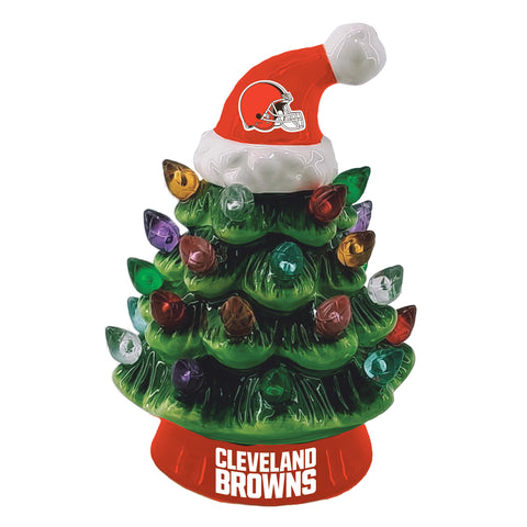 Cleveland Browns 4" Mini LED Christmas Tree Ornament