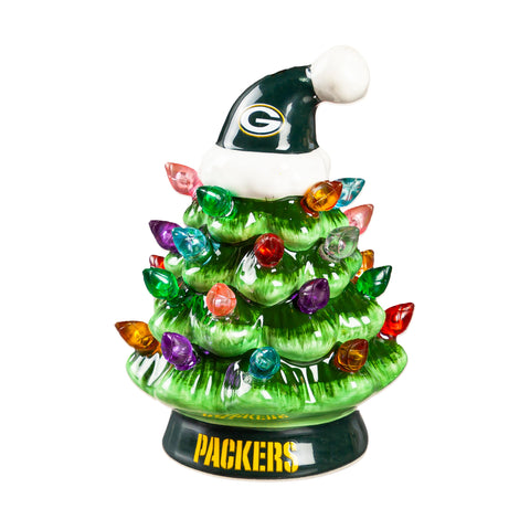 Green Bay Packers 4" Mini LED Christmas Tree Ornament