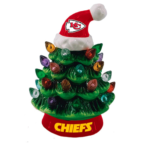 Kansas City Chiefs 4" Mini LED Christmas Tree Ornament