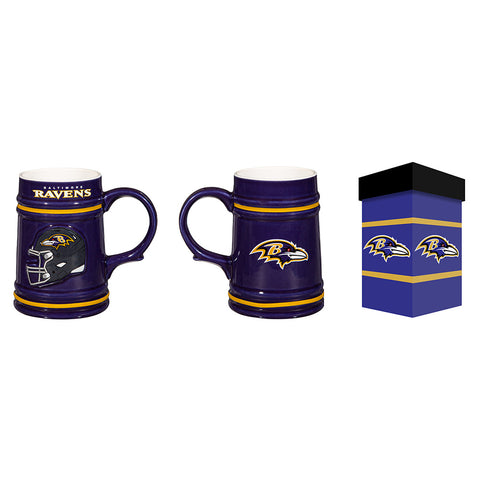 Baltimore Ravens Ceramic Stein with Gift Box