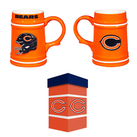 Chicago Bears Ceramic Stein with Gift Box
