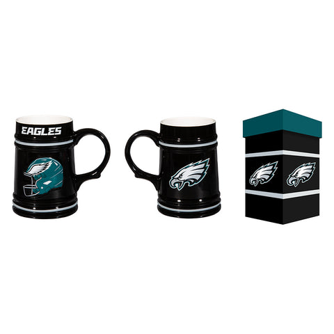 Philadelphia Eagles Ceramic Stein with Gift Box