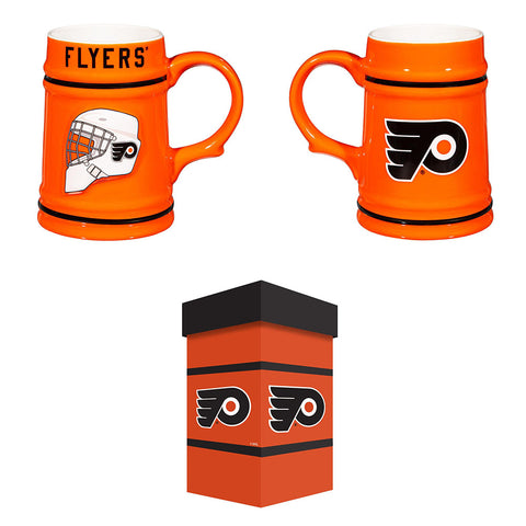 Philadelphia Flyers Ceramic Stein with Gift Box