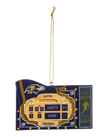 Baltimore Ravens Scoreboard Ornament