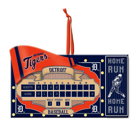 Detroit Tigers Scoreboard Ornament