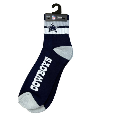 Dallas Cowboys Team Stripe Crew Socks