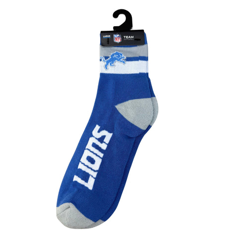 Detroit Lions Team Stripe Crew Socks