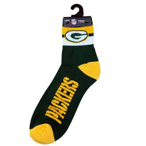 Green Bay Packers Team Stripe Crew Socks