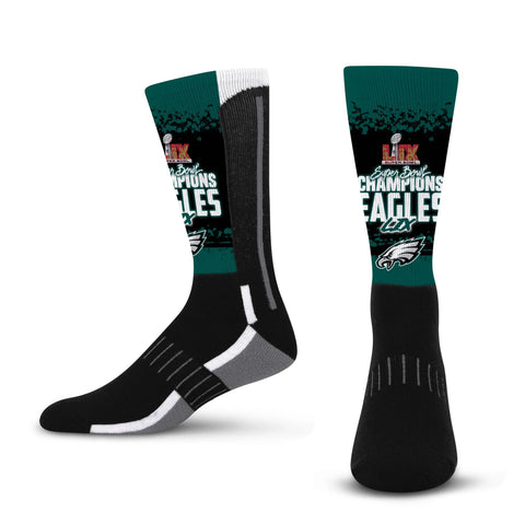 Super Bowl LIX Champions Phenom Curve Socks - Large