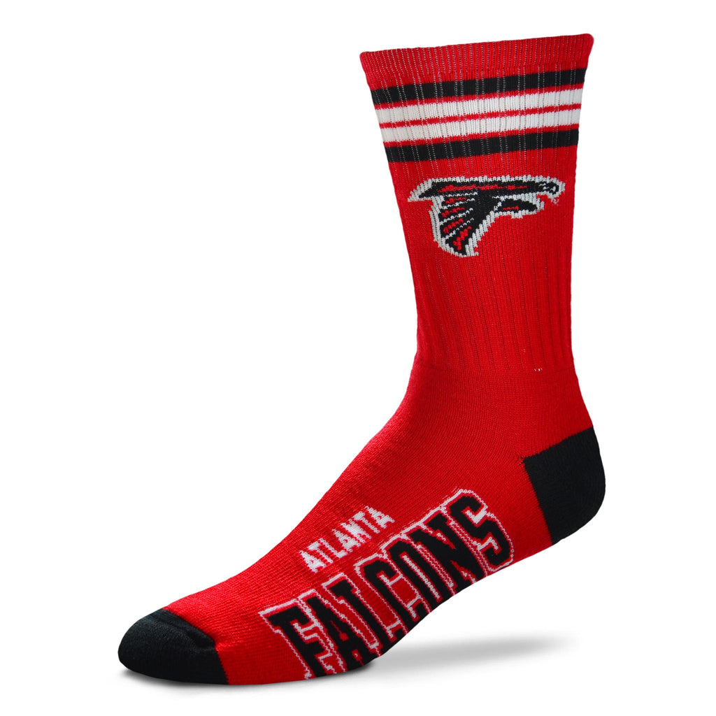 Atlanta Falcons 4 Stripe Deuce Sock Alternate - Large