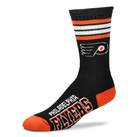 Philadelphia Flyers 4 Stripe Deuce Sock Alternate - Large
