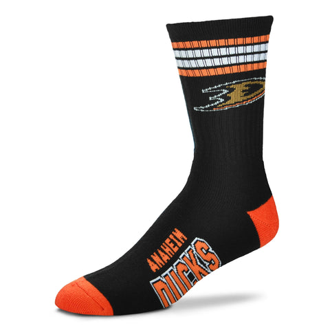Anaheim Ducks 4 Stripe Deuce Socks - Large