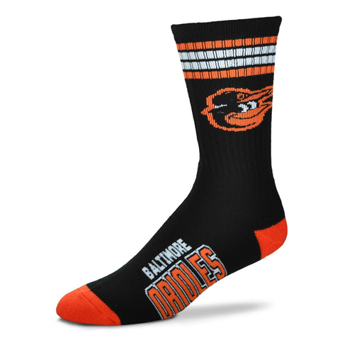 Baltimore Orioles 4 Stripe Deuce Socks - Large