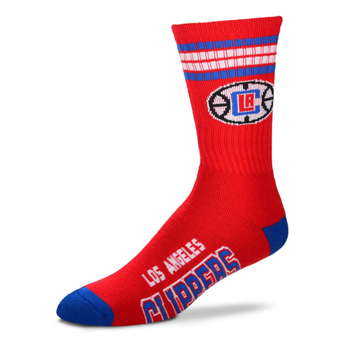 Los Angeles Clippers 4 Stripe Deuce Socks - Large