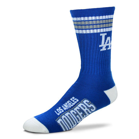 Los Angeles Dodgers 4 Stripe Deuce Socks - Large