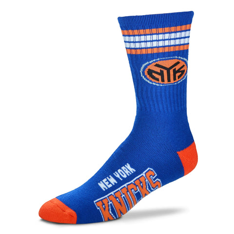 New York Knicks 4 Stripe Deuce Socks - Large
