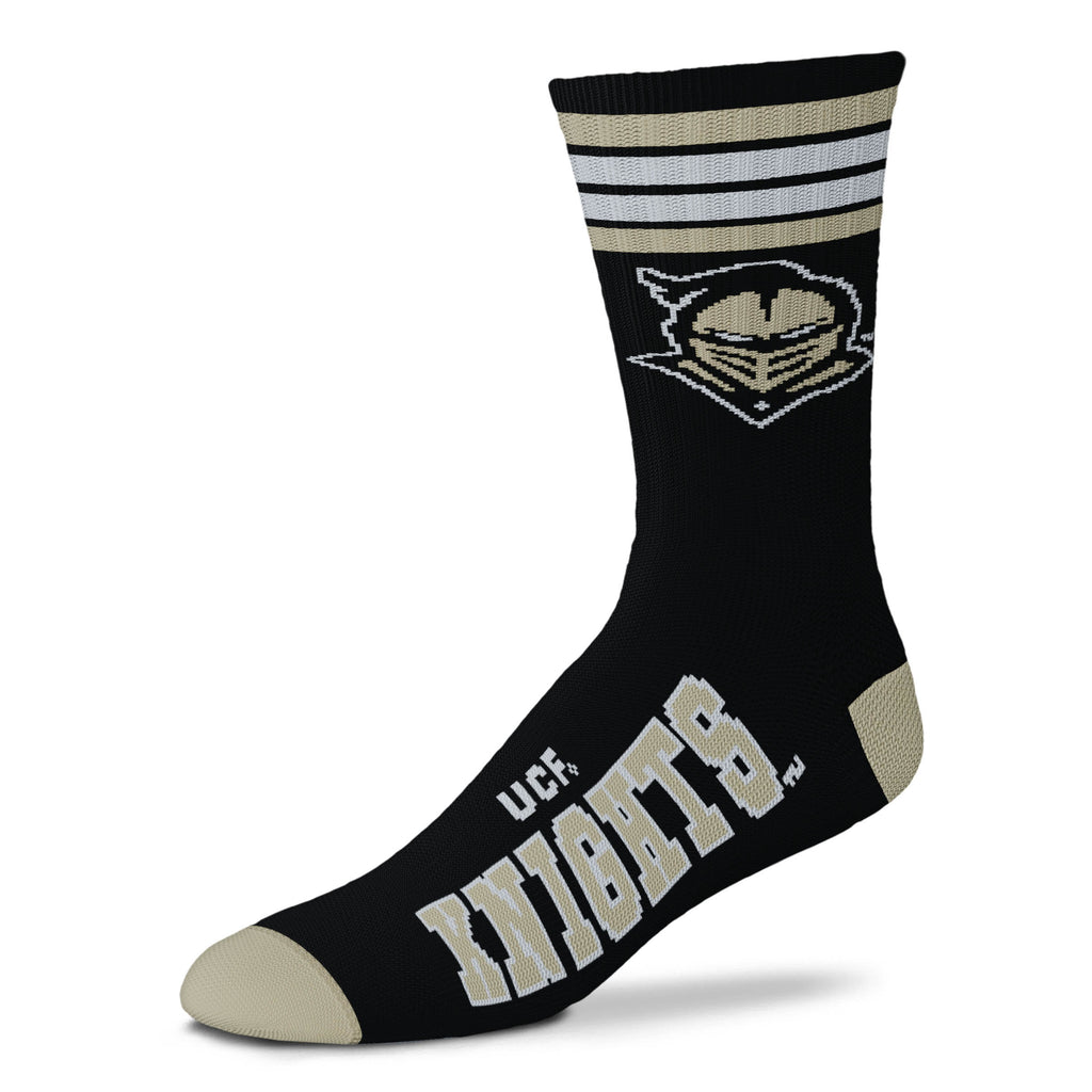 University Central Florida 4 Stripe Deuce Socks - Large