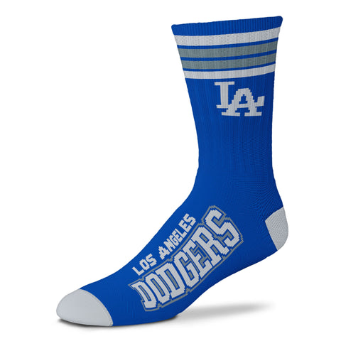 Los Angeles Dodgers 4 Stripe Deuce Socks - Medium