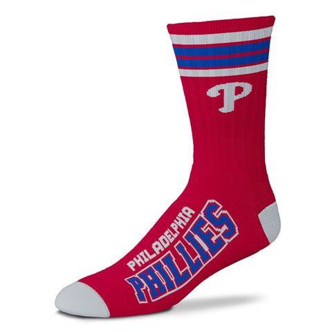 Philadelphia Phillies 4 Stripe Deuce Socks - Youth