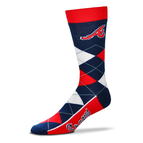 Atlanta Braves Argyle Lineup Socks