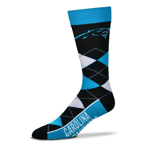 Carolina Panthers Argyle Lineup Socks