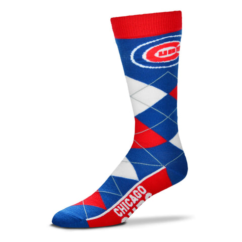 Chicago Cubs Argyle Lineup Socks