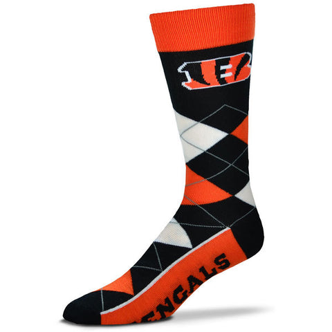 Cincinnati Bengals Argyle Lineup Socks