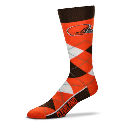 Cleveland Browns Argyle Lineup Socks