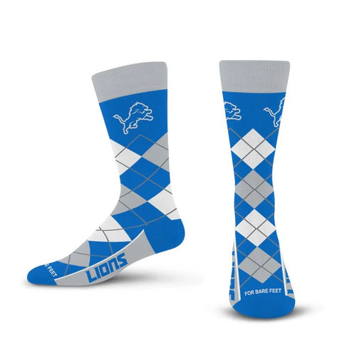 Detroit Lions Argyle Lineup Socks