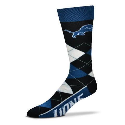 Detroit Lions Argyle Lineup Socks