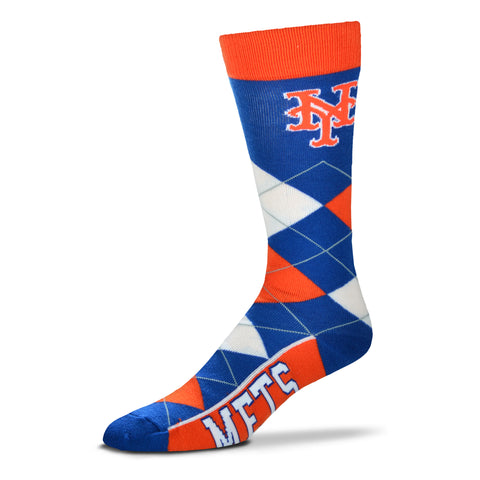 New York Mets Argyle Lineup Socks