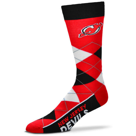 New Jersey Devils Argyle Lineup Socks