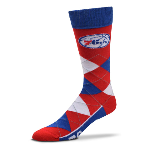 Philadelphia 76ers Argyle Lineup Socks