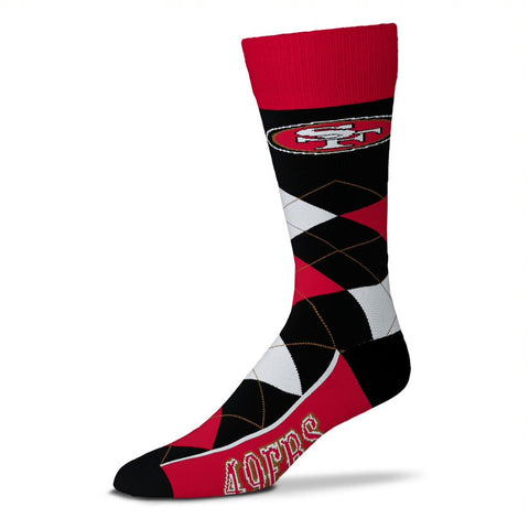 San Francisco 49ers Argyle Lineup Socks