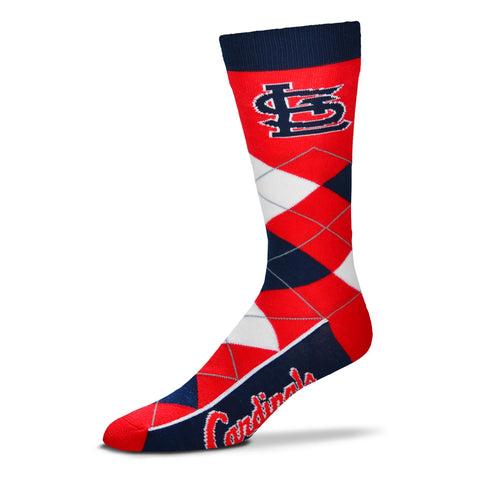 St. Louis Cardinals Argyle Lineup Socks