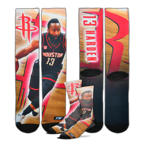 Houston Rockets James Harden Center Court II Player Socks - Medium