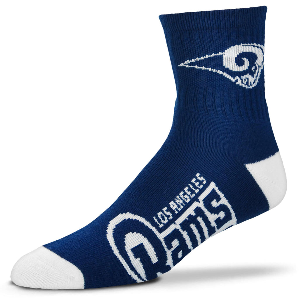 Los Angeles Rams Team Color Crew Socks - Large
