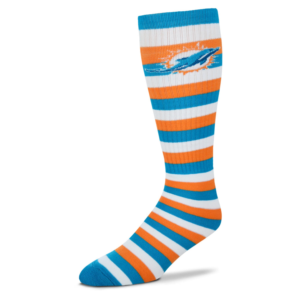 Miami Dolphins Pro Stripe Knee High Socks